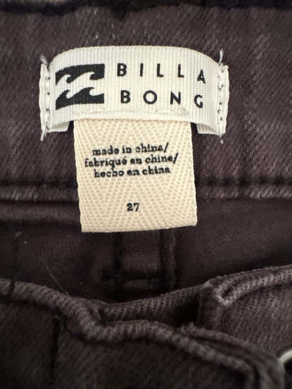 Billabong Women's Lite Hearted Frayed Lace-Up Denim Shorts - Picture 3 of 6